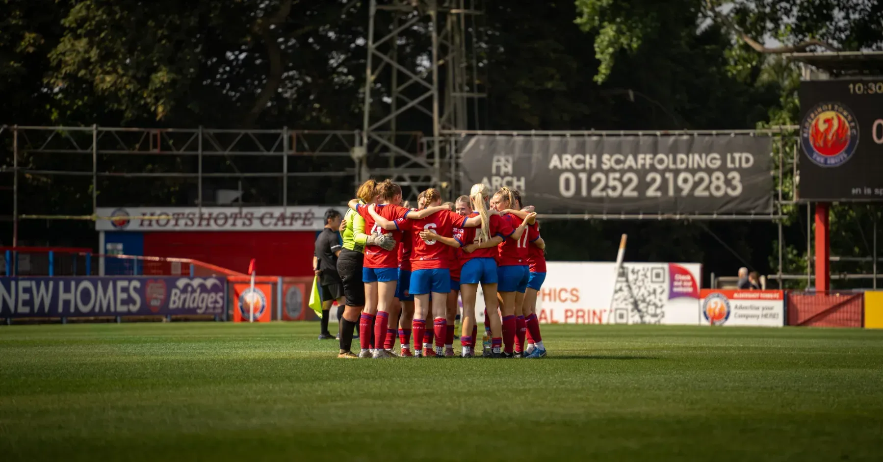 Aldershot Town Women matchday photography by Haris Khan