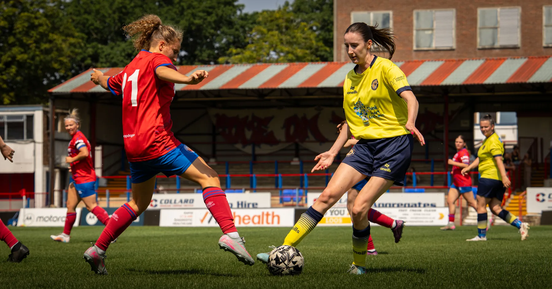 Pre-season and gym photography for Aldershot Town Women by Haris Khan