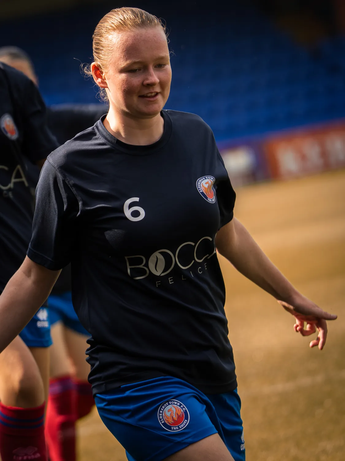 Pre-season and gym photography for Aldershot Town Women by Haris Khan