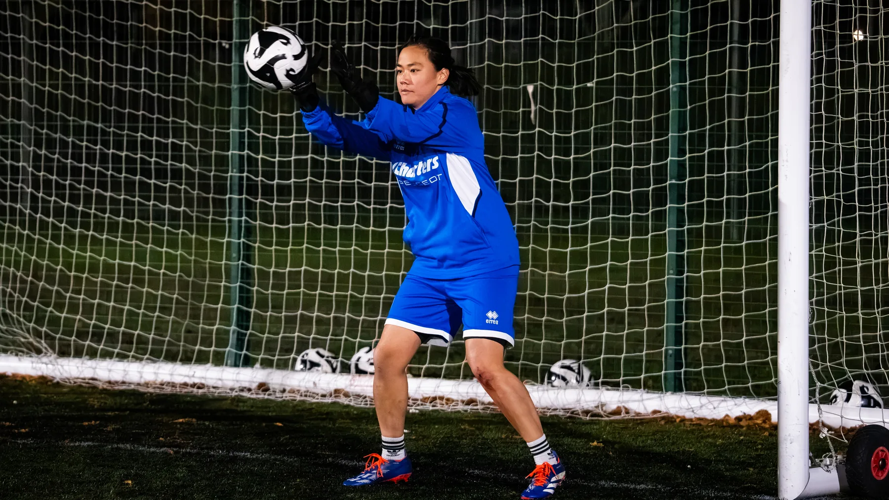 Training nights photography for Aldershot Town Women by Haris Khan